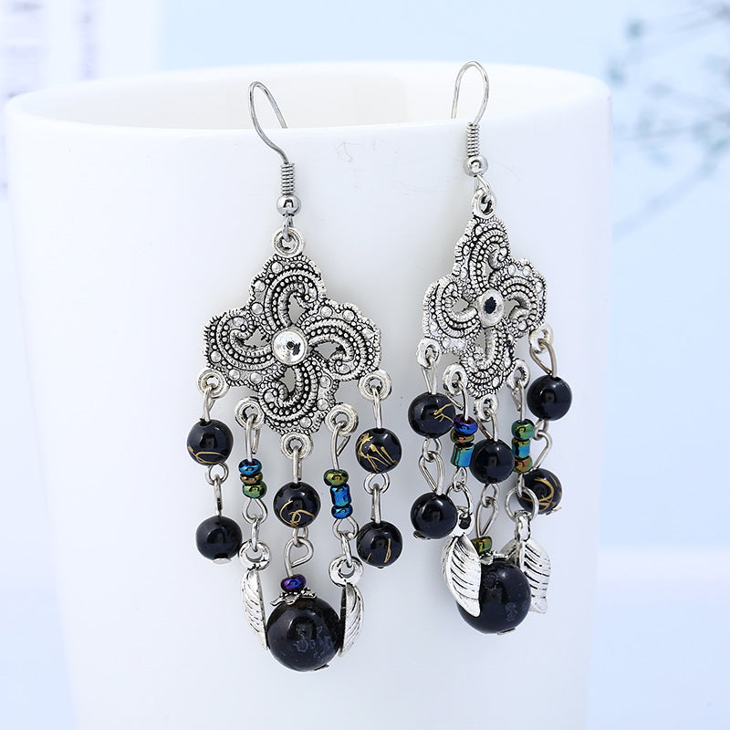 Wholesale Western Tassel Vintage Earrings